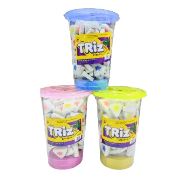 Deer triz pencil eraser 96 pcs pack soft school erasers for students stationery use Pakistan