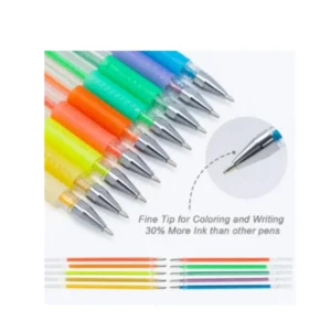 First Glitter Pen 12 Piece Set – Colorful Sparkling Gel Pens for Kids & Crafts