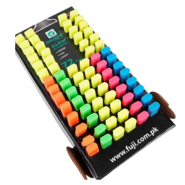 HAUSER Highlighter Highlight Text 1 Pcs – Bright Fluorescent Marker for Study & Office