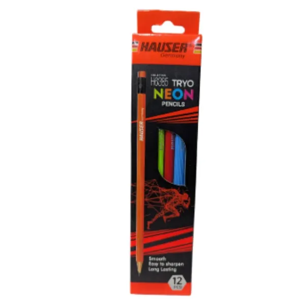 <h2>Hauser Neon Lead Pencils 12 Pcs Pack – School Pencils</h2>