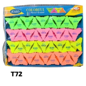 KIDDY Eraser Triangle Shape – Soft Non-Toxic School Eraser