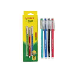 MATADOR i-teen GEL Ball Pen – Smooth Gel Pen for Students & Office Use