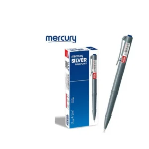 MERCURY SILVER Ballpoint – Smooth & Elegant Ballpoint Pen for Office & School