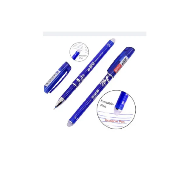 Magic Blue Erasable Gel Pen 0.5mm 10Pcs Pack smooth erasable writing pens Pakistan