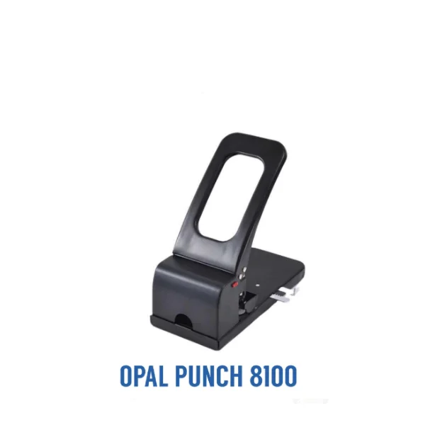 OPAL Heavy Duty Punch 8100 – Professional Two-Hole Heavy-Duty Paper Punch Machine
