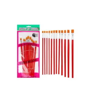 Paint Brush 12 Piece Set for Art and Painting