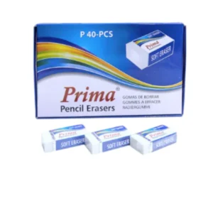 Prima Pencil Eraser White – Soft & Clean Erasing Rubber