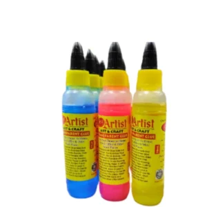 Transparent Glue 70ml Clear Adhesive for Crafts, Paper & Office Use