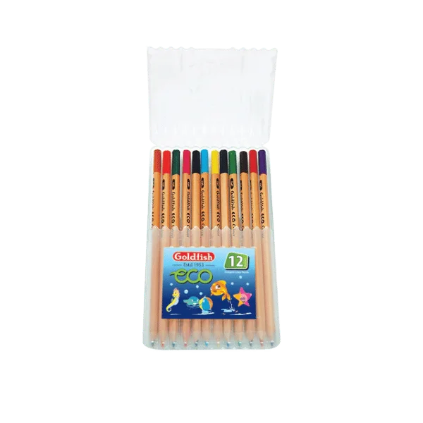 <h2>Goldfish ECO Colored Pencils 12 Pcs – Kids Colouring Set</h2>