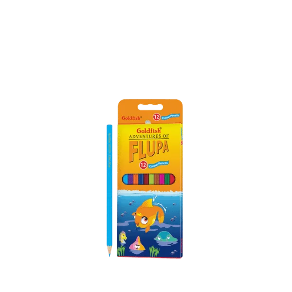 <h2>Goldfish Flupa Colour Pencils 12 Pcs – Full Colour Set</h2>