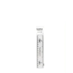 Goldfish Transparent Ruler Single Piece