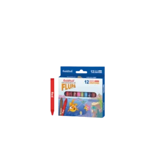 Goldfish Wax Crayon 9mm Pack of 12 – Bright & Smooth Colors for Kids