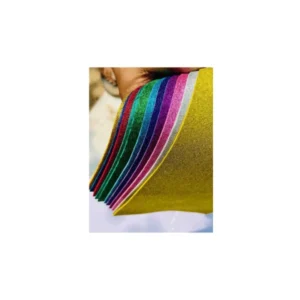 Glitter Foam Sheet multi colour 12pcs sparkling craft foam sheets for kids DIY art Pakistan