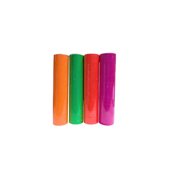 <h2>Multicolor Price Tag Sticker Rolls – Pack of 10 Rolls</h2>