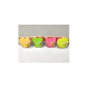 3×3 multi-shape sticky notes in colorful designs for school and office use