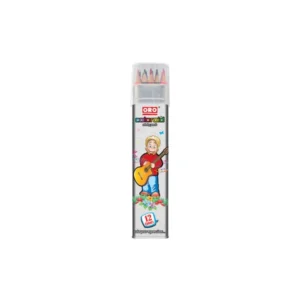 ORO Coloroid Tin Box 12 Pencil Colors