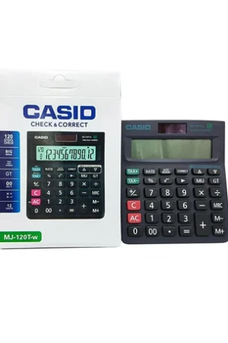 <h2>MJ-120T-W 12 Digit Calculator – Medium Desktop Calculator</h2>