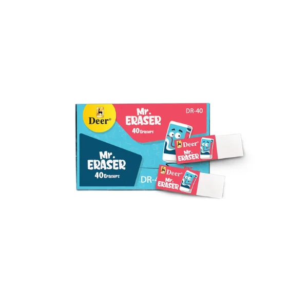 <h2>Deer Mr Eraser – Box of 40 Pcs</h2>