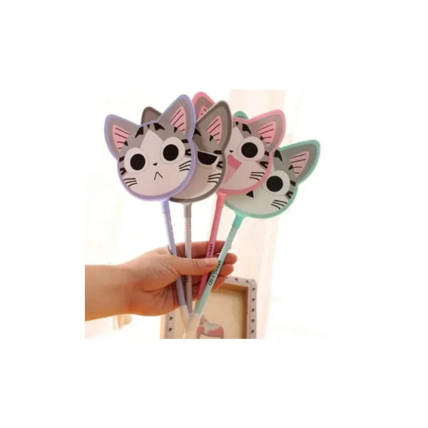 <h2>Cartoon Cat Fan Gel Pen – Cute & Funny Design</h2>
