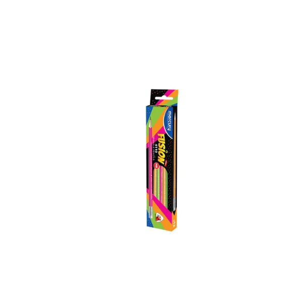 Mercury Fusion Triangular Pencils 12Pcs Of Pack Ergonomic Grip Edition