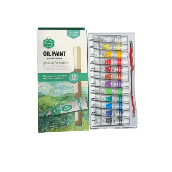 <h2>Keep Smiling Oil Paint Set – 12 Colours 12ml Each</h2>
