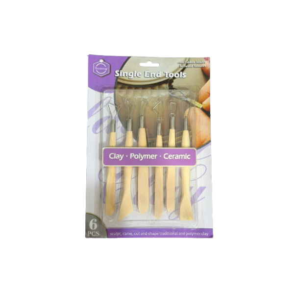 <h2>6-Piece Double-Ended Clay Sculpting Tool Set for Art</h2>