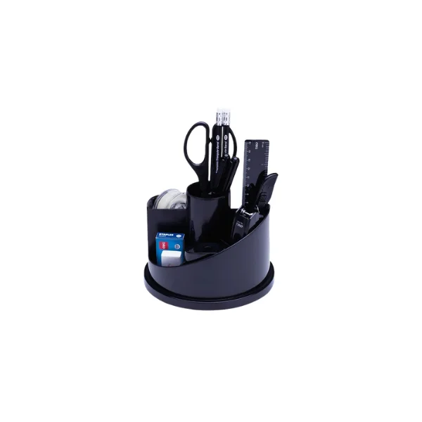<h2>Deli E38251A Rotary Desk Organizer for Stationery</h2>
