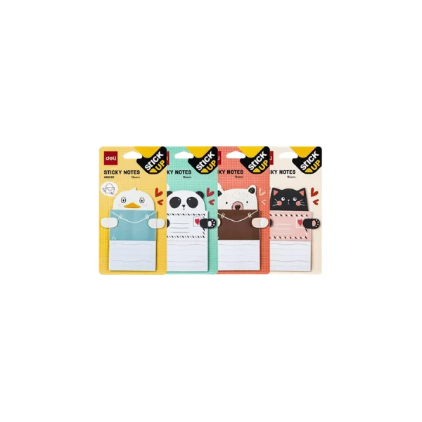 <h2>Deli EA55202 Shaped Sticky Notes – Single Piece</h2>