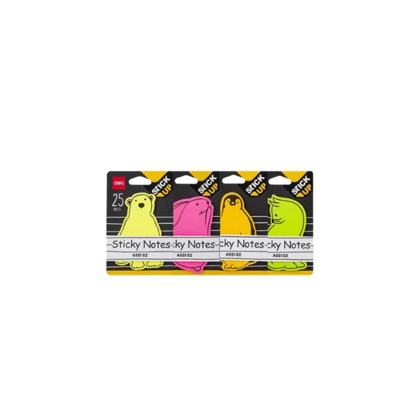 <h2>Deli EA55102 Neon Sticky Notes – Single Piece</h2>