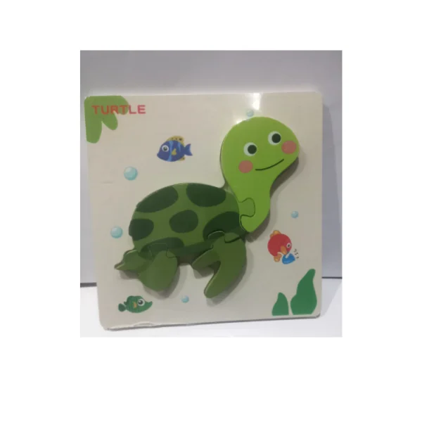 Wooden Turtle Puzzle Board