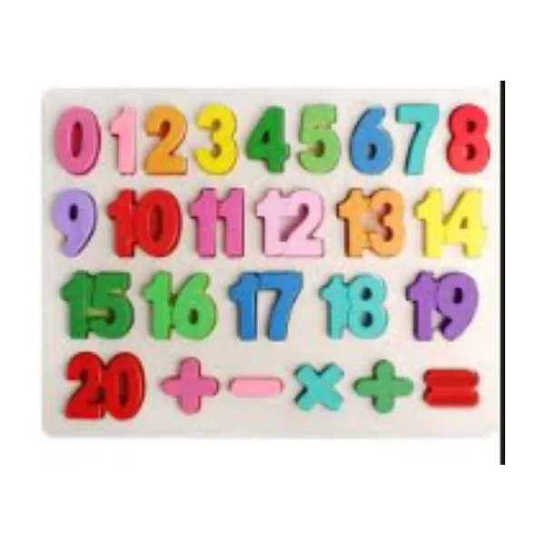 Wooden 3D 123 Boards